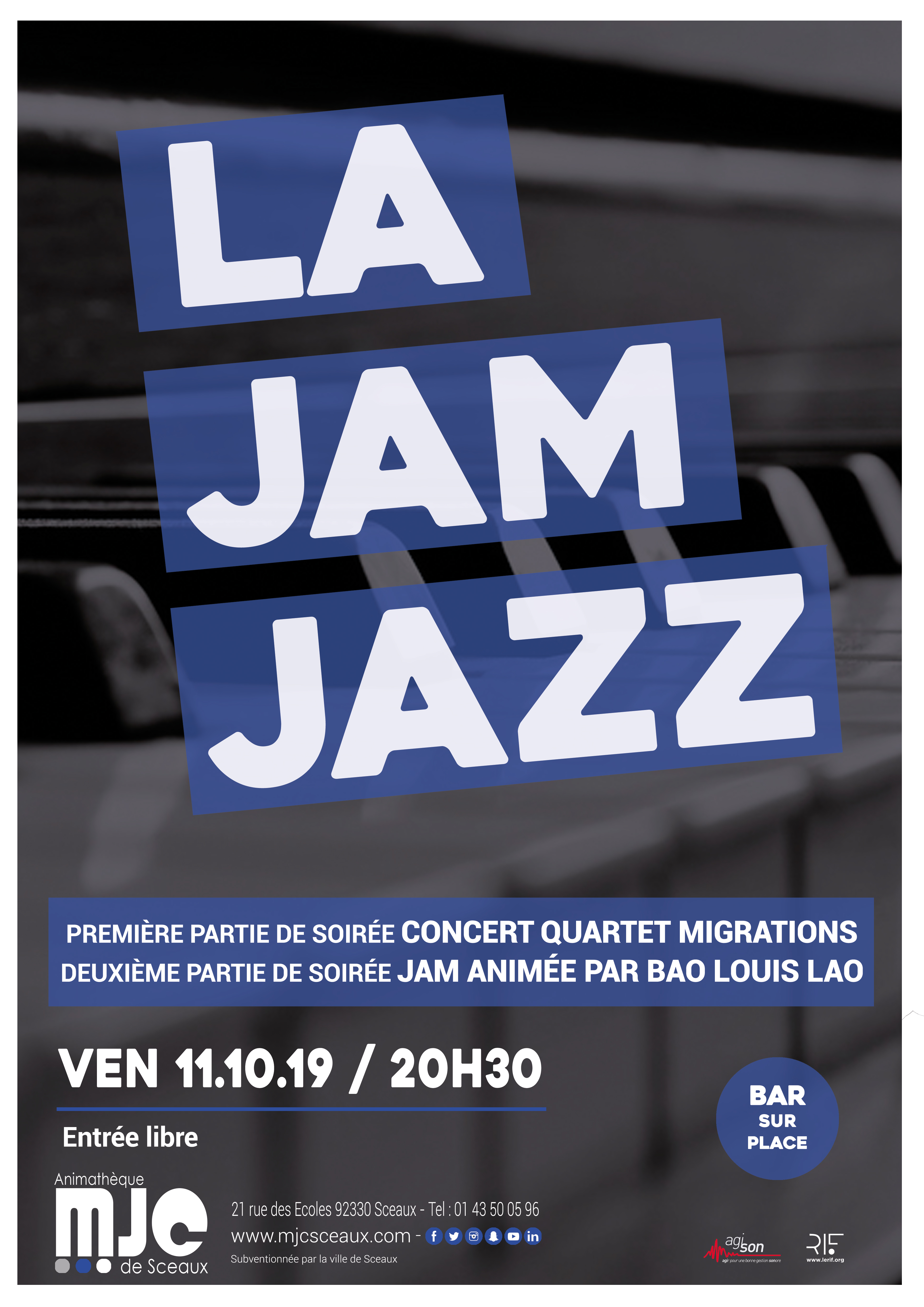 2019 1011 Affiche jam jazz